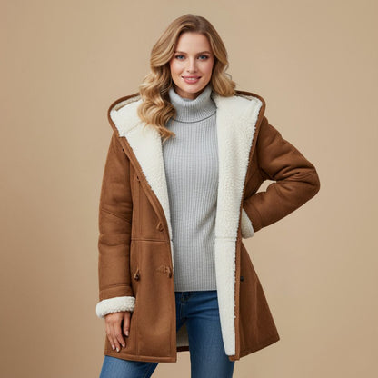 Women's Duffle Coat with Toggle Fastening - photo 3