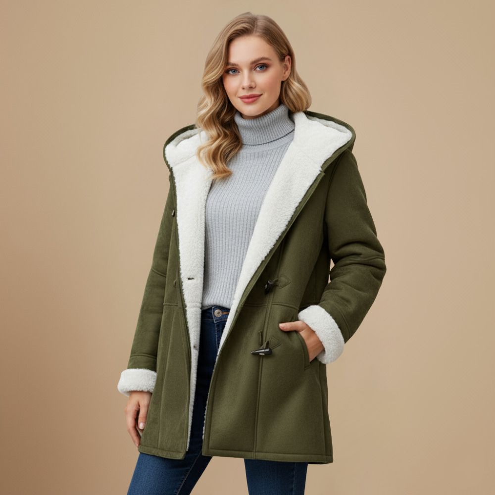 Women's Duffle Coat with Toggle Fastening - photo 5