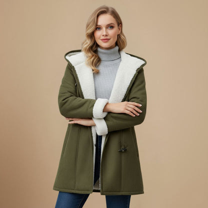 Women's Duffle Coat with Toggle Fastening - photo 6