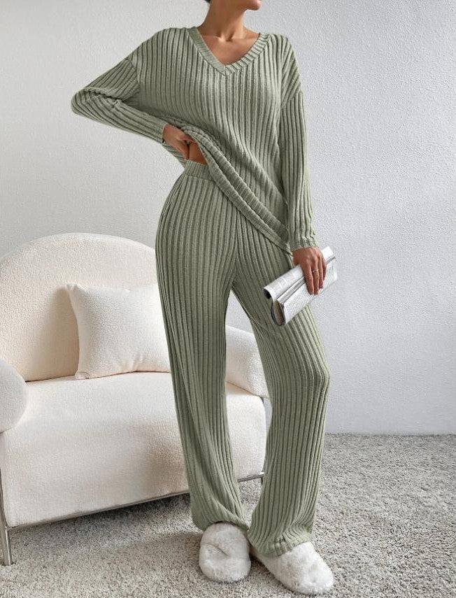 Women's Knitted Jumper and Trouser Set - photo 5