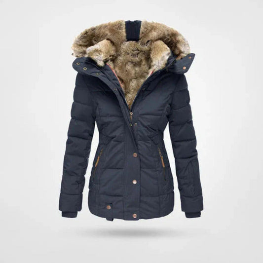 Women's Lined Hooded Padded Coat - photo 2