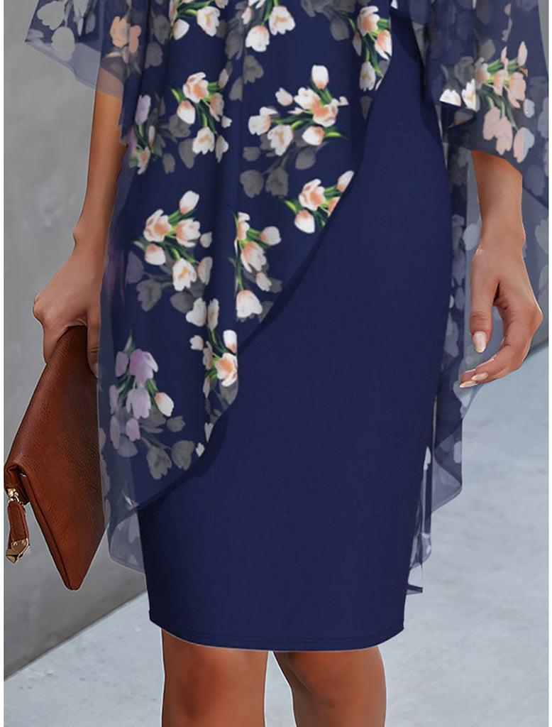 Women's Overlay Midi Dress - photo 2