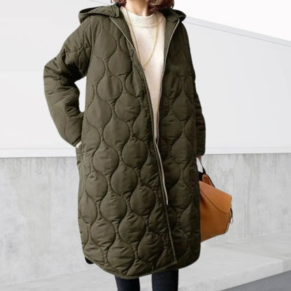Women's Oversized Hooded Puffer Coat - photo 3