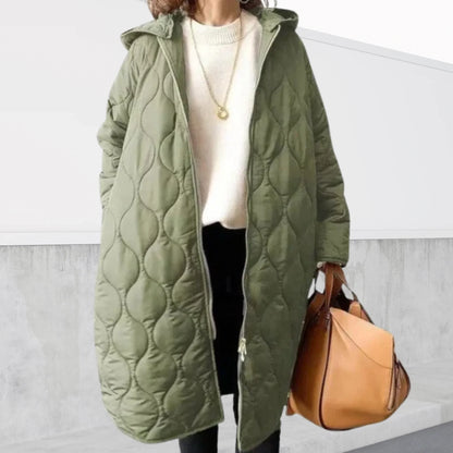 Women's Oversized Hooded Puffer Coat - photo 4