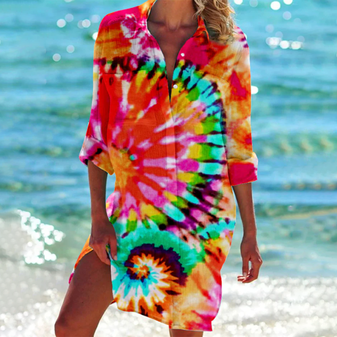 Women's Relaxed Shirt Dress - photo 1