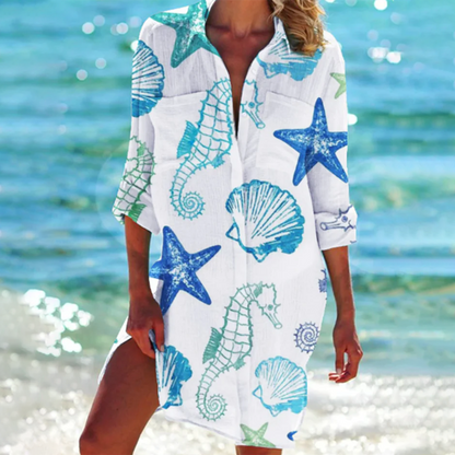 Women's Relaxed Shirt Dress - photo 2