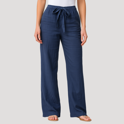 Women's Relaxed Trousers with Elasticated Waist - photo 1