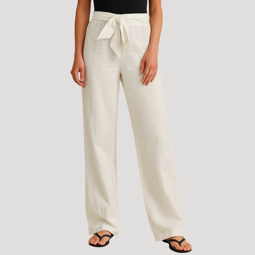 Women's Relaxed Trousers with Elasticated Waist - photo 5