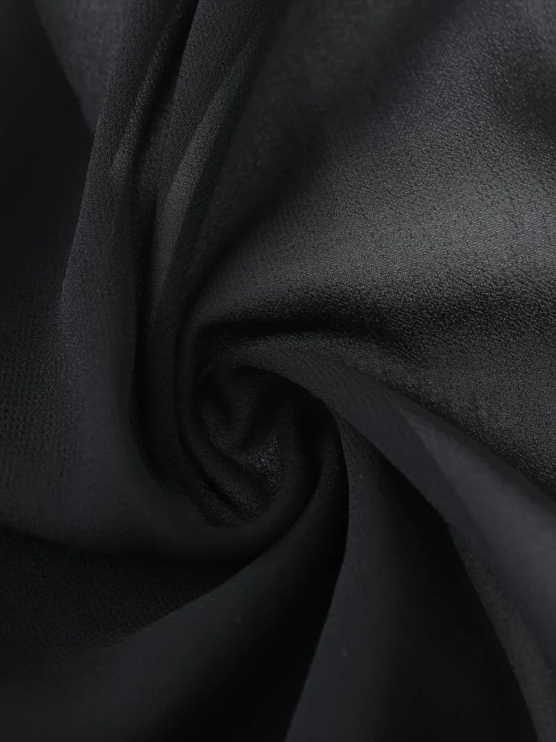 Women's Sheer Tie-Front Blouse with 3/4 Sleeves - photo 14