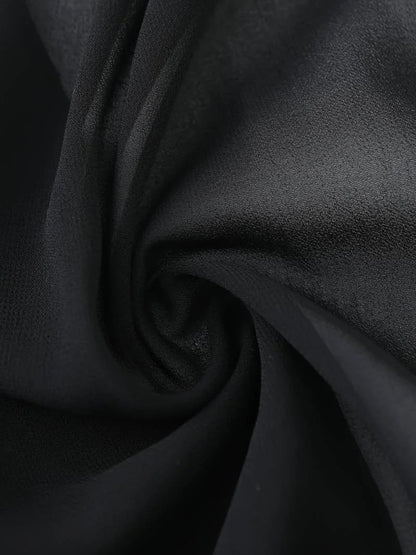 Women's Sheer Tie-Front Blouse with 3/4 Sleeves - photo 14