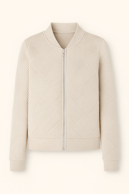 Women's Textured Zip-Front Cardigan - photo 2