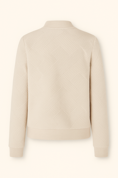 Women's Textured Zip-Front Cardigan - photo 3