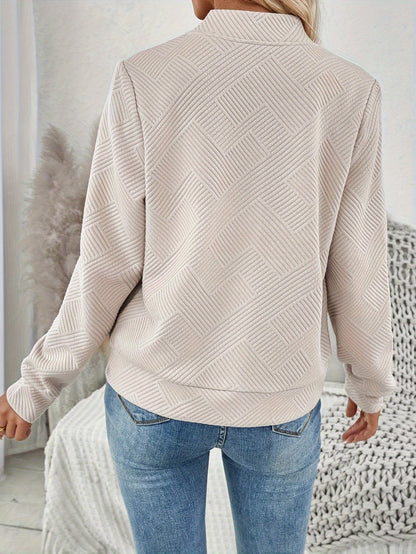 Women's Textured Zip-Front Cardigan - photo 6