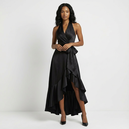 Women's Wedding Guest Maxi Dress with Tie Waist - photo 7