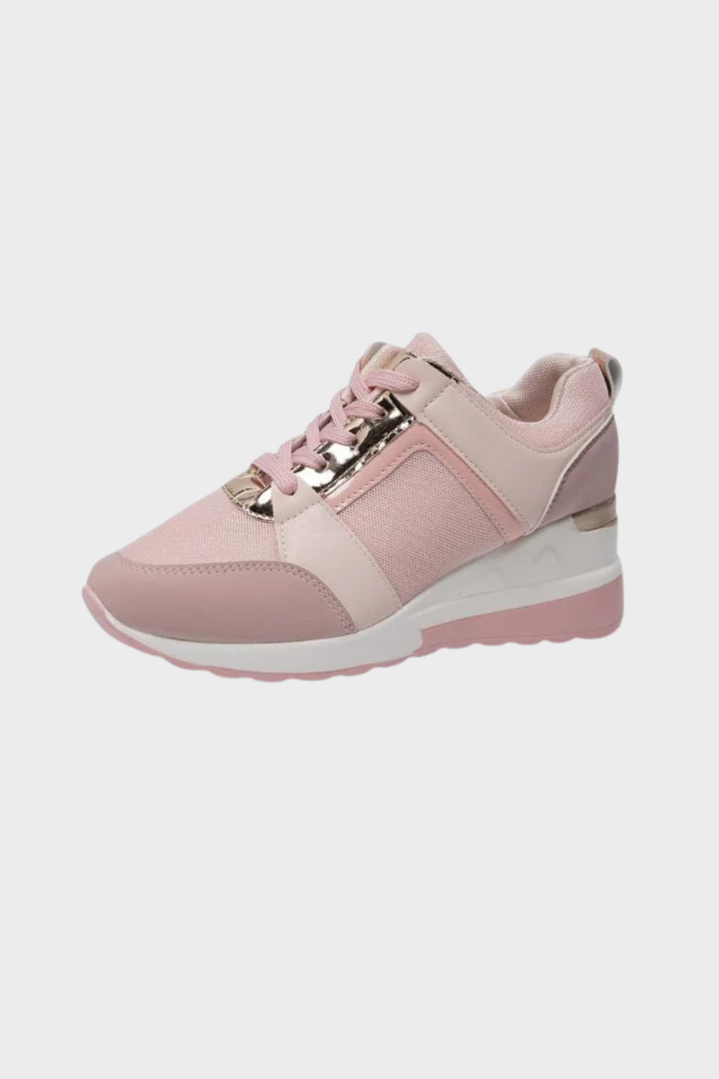 Women's Wedge Sneakers with Cushioned Footbed - photo 3