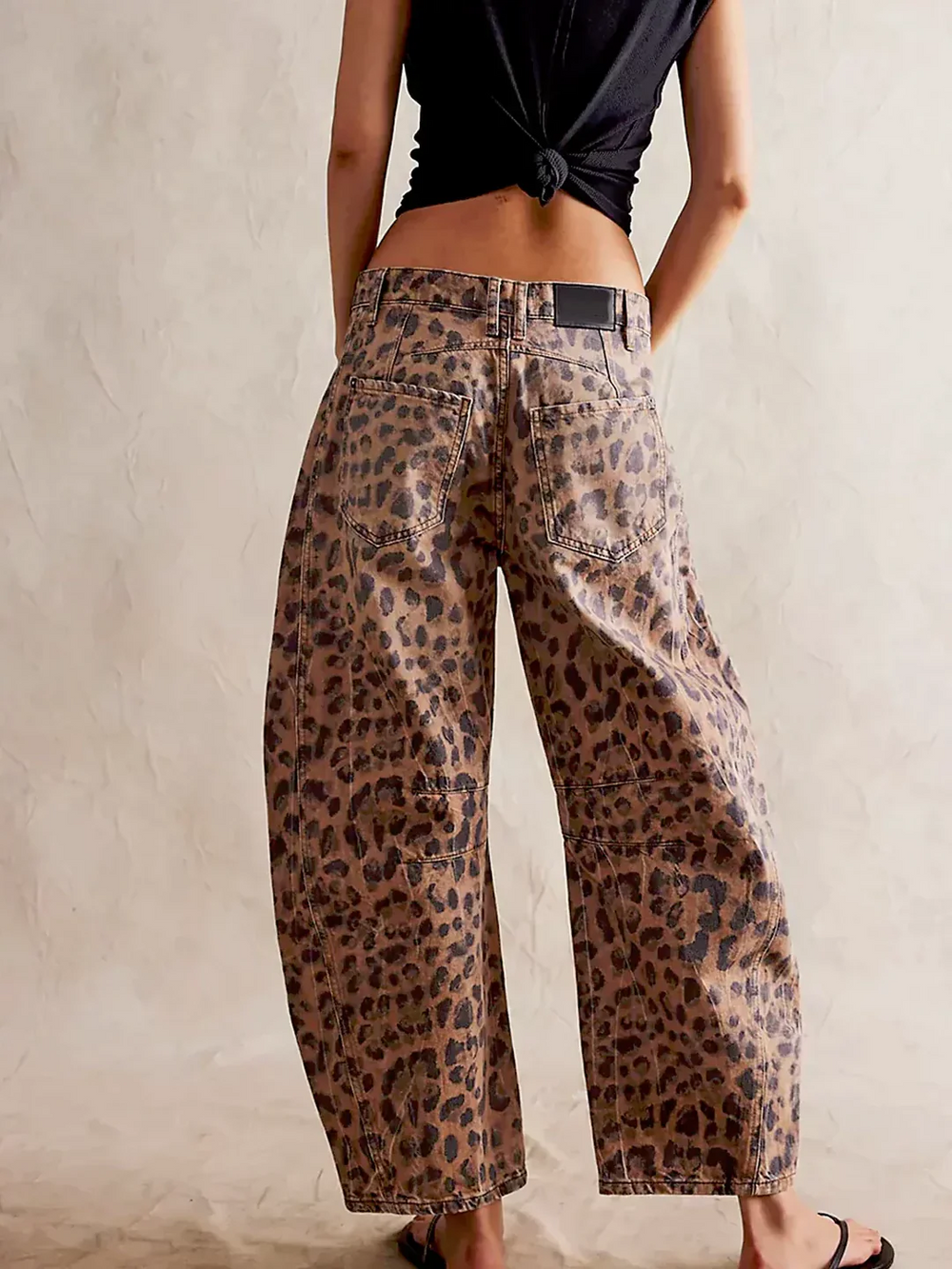 Women's Casual Mid Waist Jeans-32