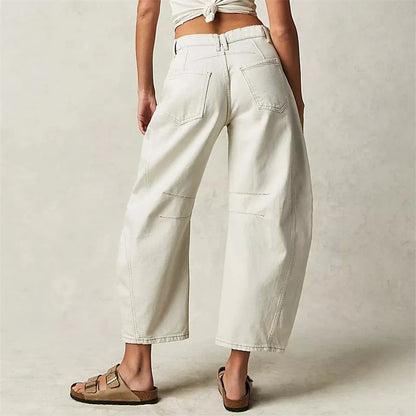 Women's Casual Mid Waist Jeans-45