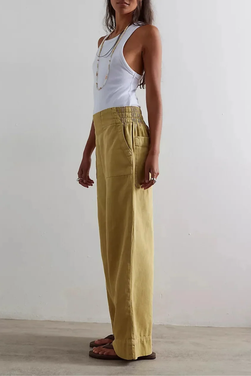 Women's Casual Wide-Leg Denim Jeans-13
