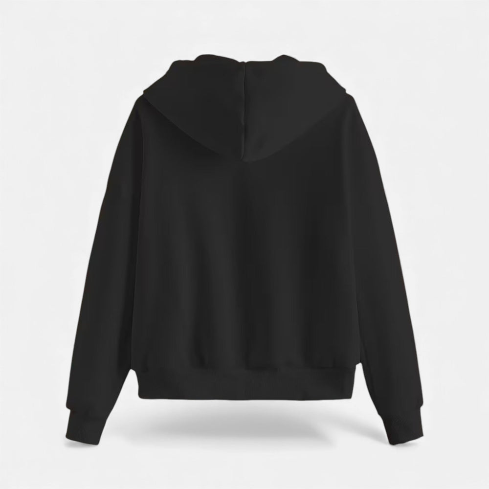 Women's Classic Zip-Up Hoodie With Knit Texture-26