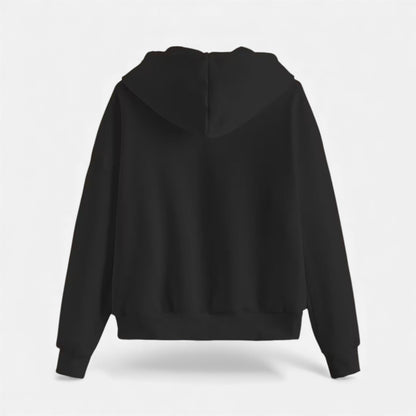 Women's Classic Zip-Up Hoodie With Knit Texture-26