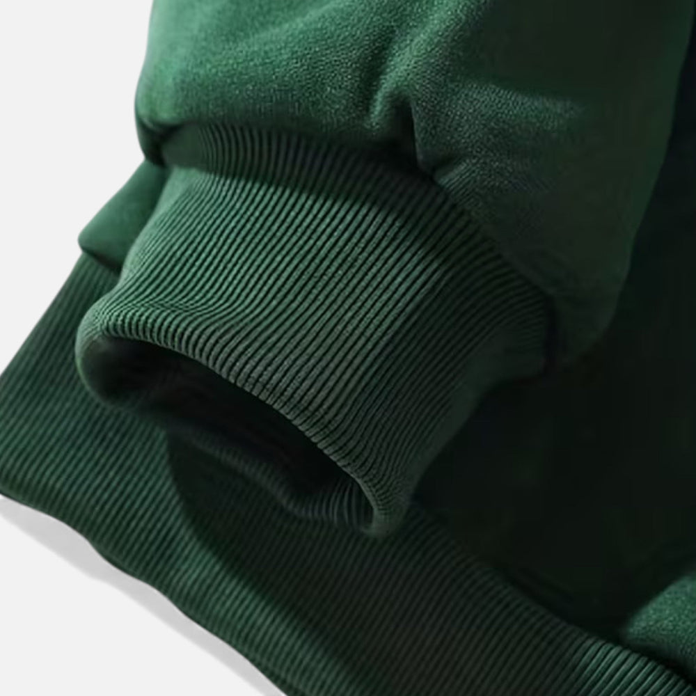 Women's Classic Zip-Up Hoodie With Knit Texture-23