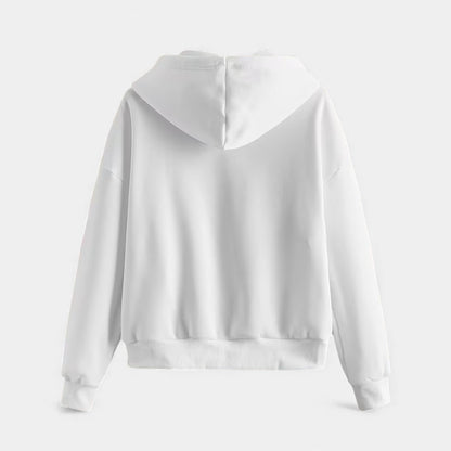 Women's Classic Zip-Up Hoodie With Knit Texture-18