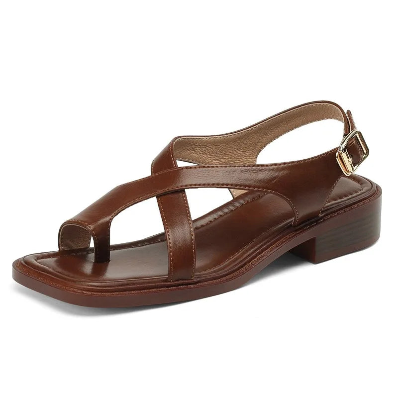 Women's Criss-Cross Slingback Flat Sandal-24