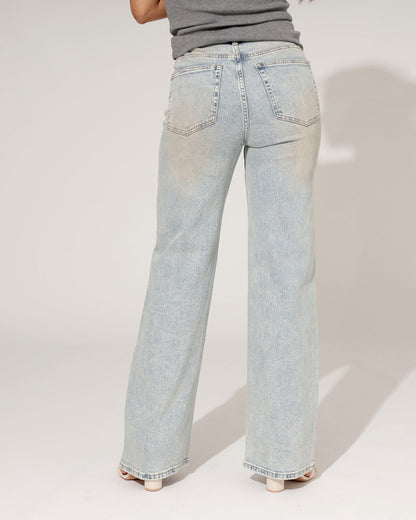 Women's Crystal Straight-Leg Jeans-3