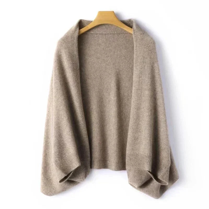 Women's Loose-Fit Wool Cardigan-4
