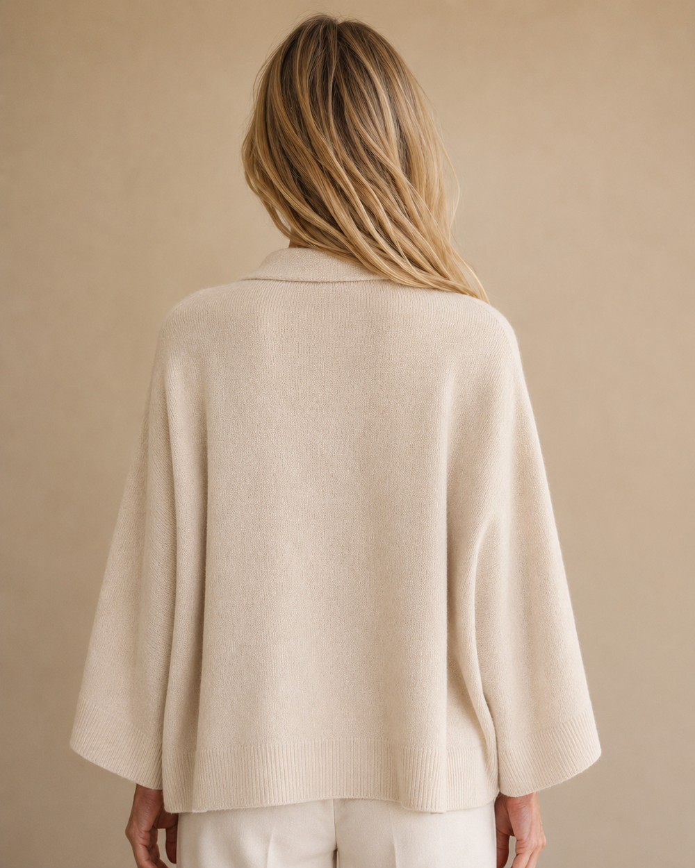 Women's Loose-Fit Wool Cardigan-2