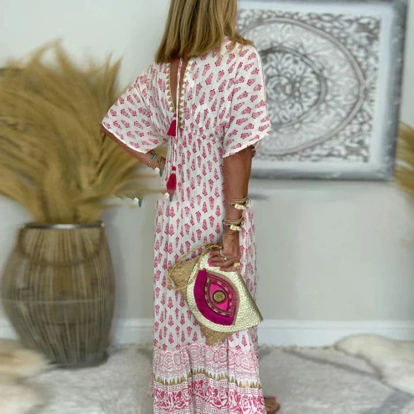 Women's Floral Maxi Dress | Summer Wedding Guest-3