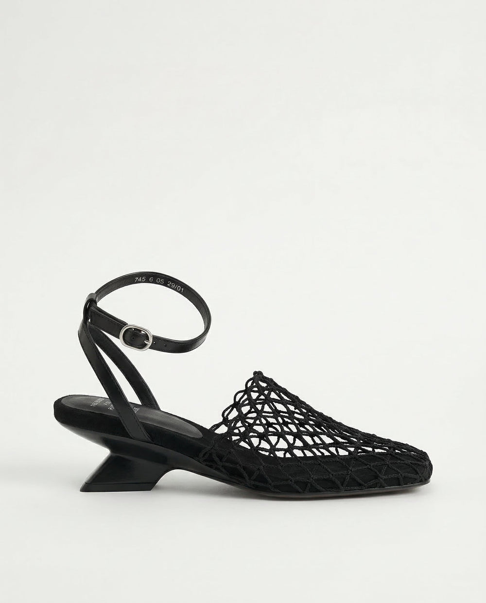 Women's Netted Slingback Wedge Sandal-2