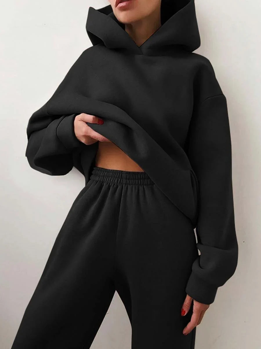 Women's Oversized Hoodie and Jogger Set - photo 4