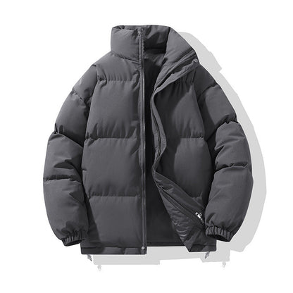Women's Quilted Puffer Jacket With Stand Collar-6