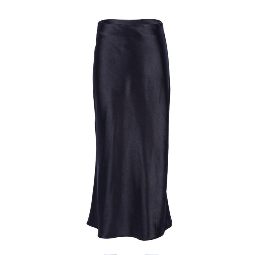 Women's Ruched Crop Tank Top and Flared Midi Skirt Set-10
