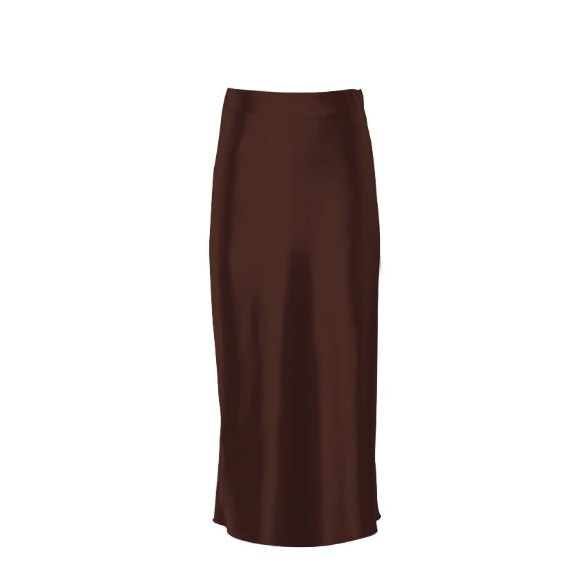 Women's Ruched Crop Tank Top and Flared Midi Skirt Set-11
