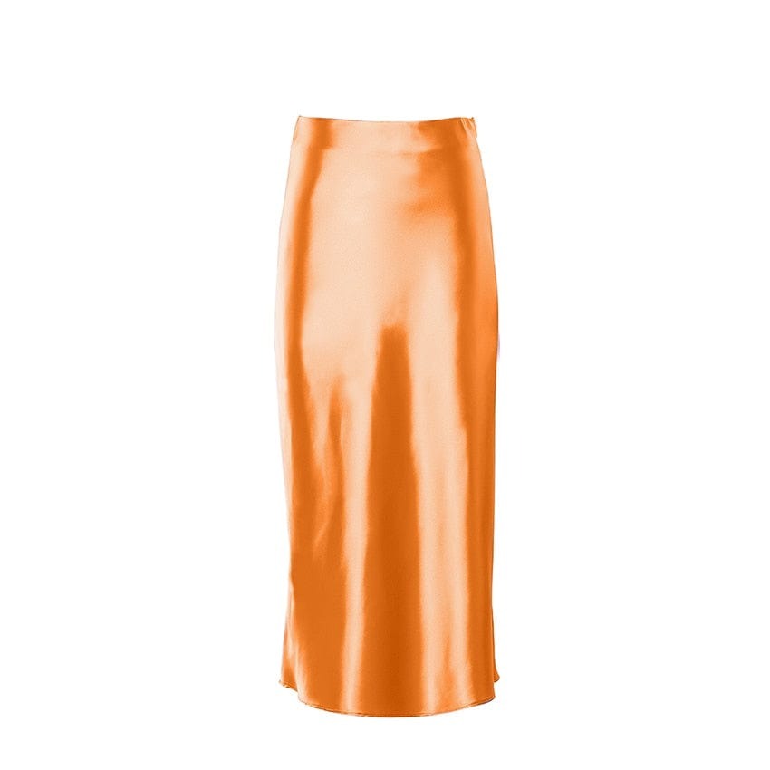 Women's Ruched Crop Tank Top and Flared Midi Skirt Set-12