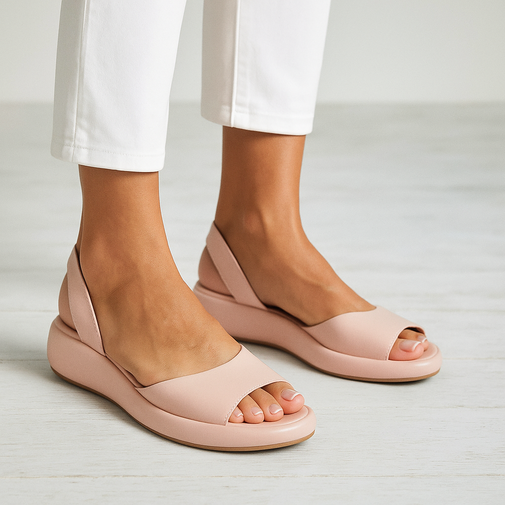 Women's Slingback Sandals with Open Toe in Pink