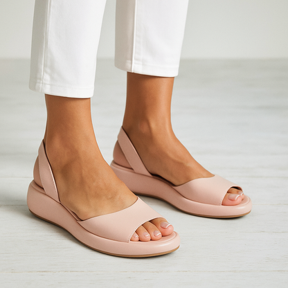 Women's Slingback Sandals with Open Toe in Pink