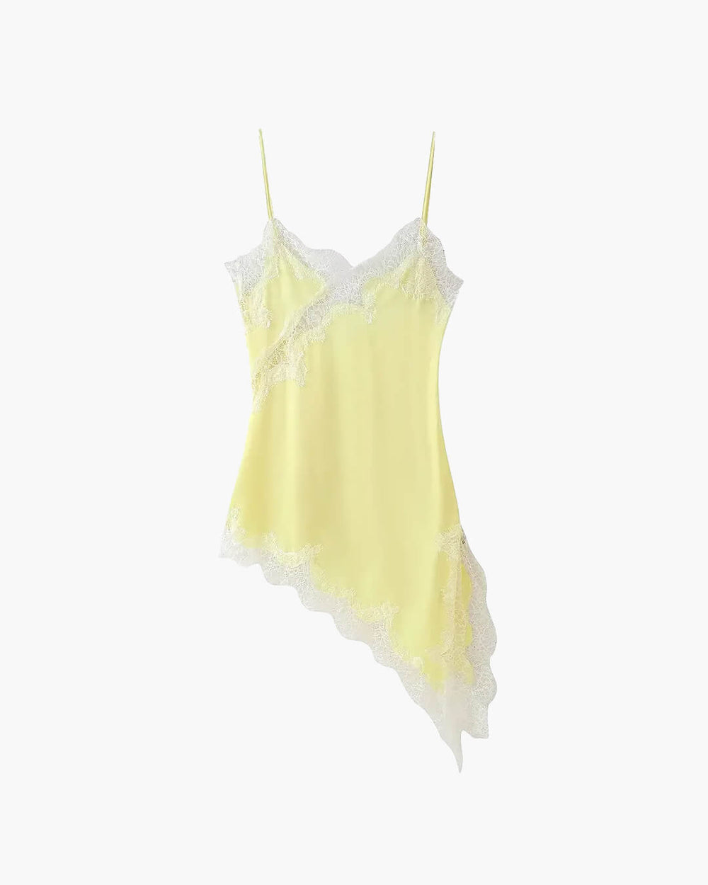 Women's Spaghetti Strap Lace Cocktail Mini Dress