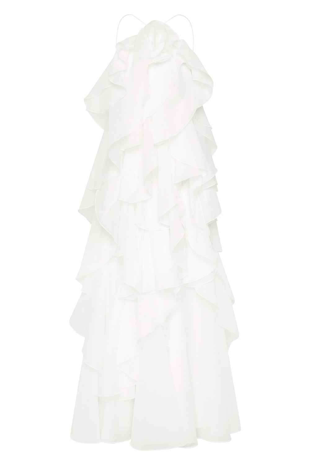 Women's Three-dimensional Ruffled Maxi Dress-25