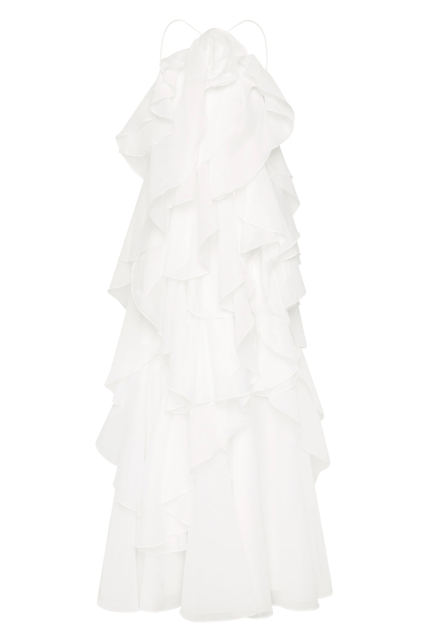 Women's Three-dimensional Ruffled Maxi Dress-25