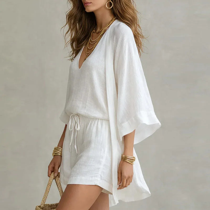 Women's Summer Mini Co-ord Set | Casual Boho-2