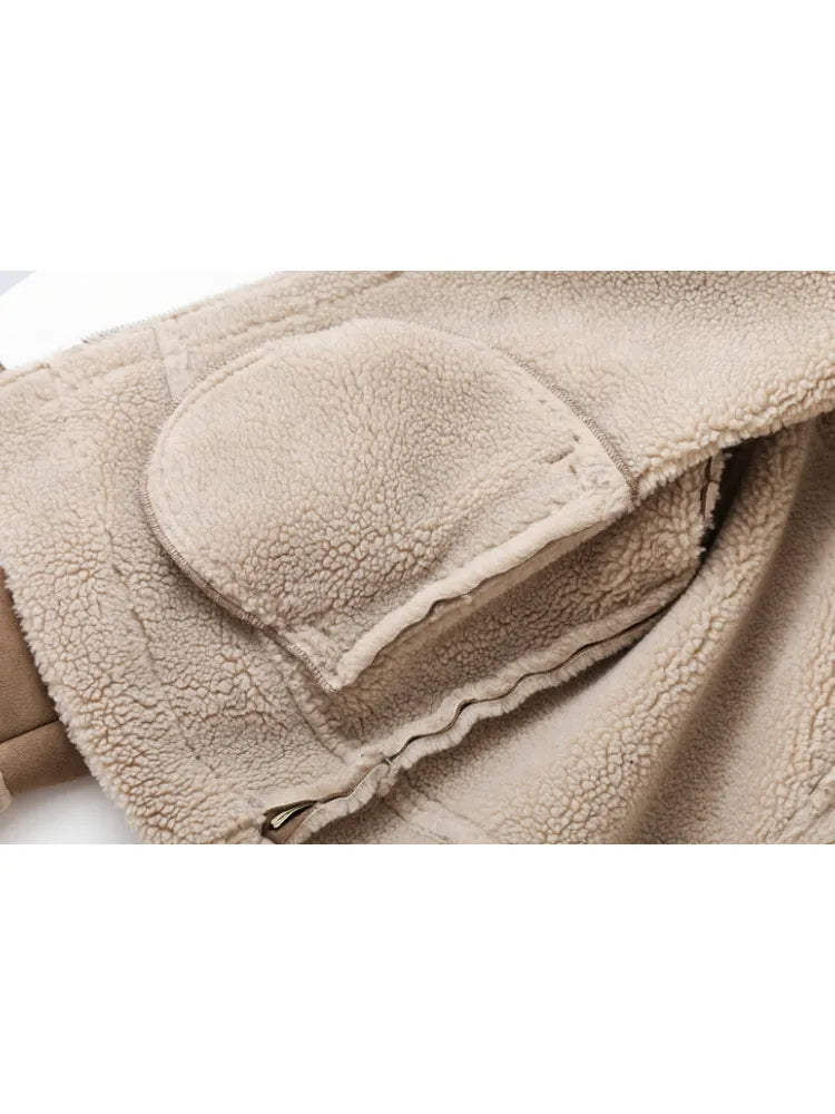 Women's Bomber Jacket with Zip Front